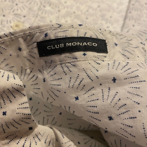 Men’s Club Monaco short sleeved button down shirt - Picture 3 of 4